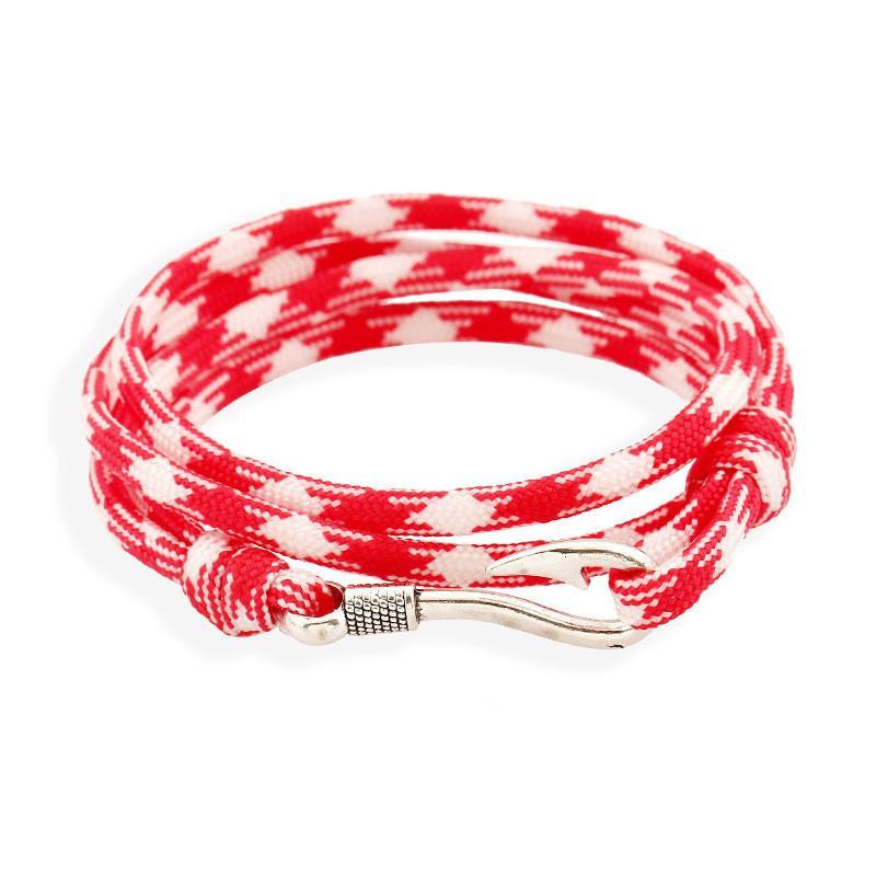 Harris - Fish Hooks Anchor Bracelet - Indigo-Temple