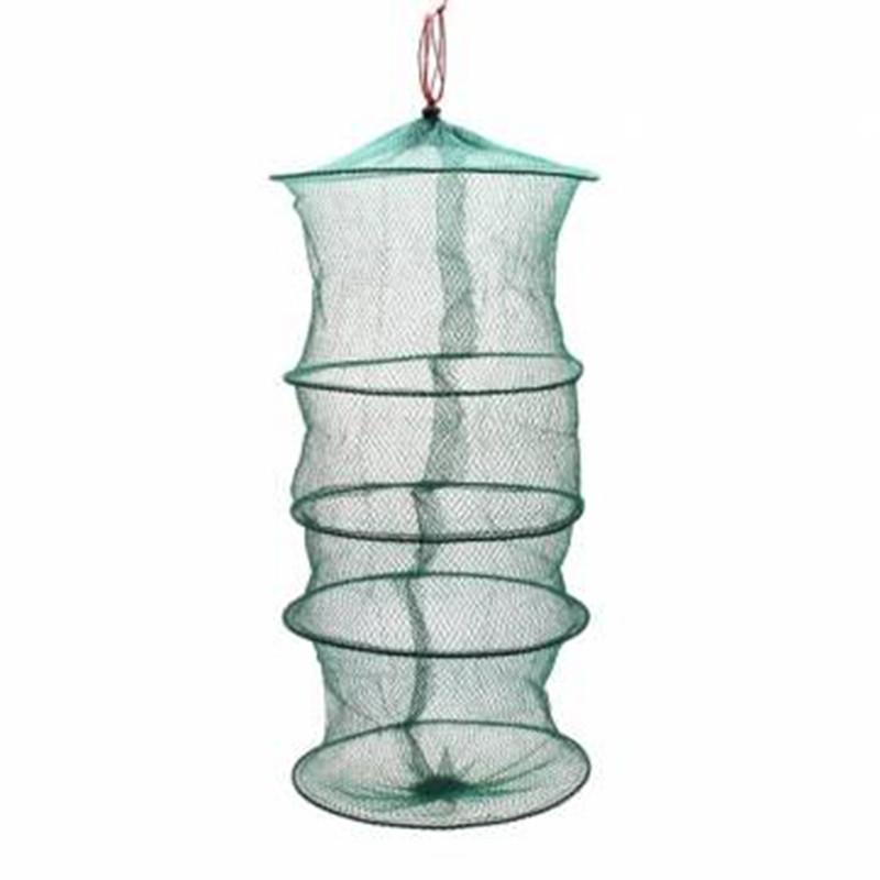 Folding Round Crab / Fish Net - Indigo-Temple