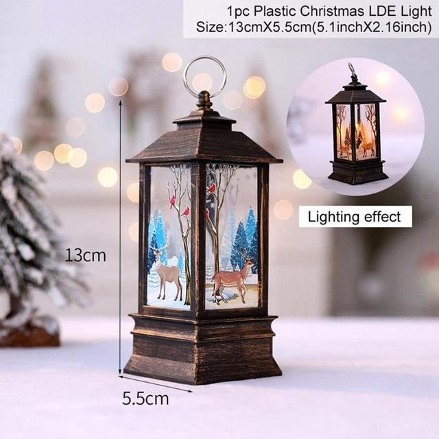 LED Christmas Decoration Lanterns (2 pcs set) - Indigo-Temple