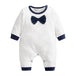 Winter Baby Romper With Charming Ears - Indigo-Temple