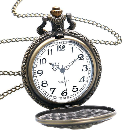 Guns Design "2ND AMENDMENT" Pocket Watch - Indigo-Temple