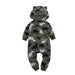 Winter long sleeve romper With Teddy Bear Eears - Indigo-Temple