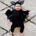 Winter Baby Romper With Charming Ears - Indigo-Temple
