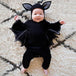Winter Baby Romper With Charming Ears - Indigo-Temple