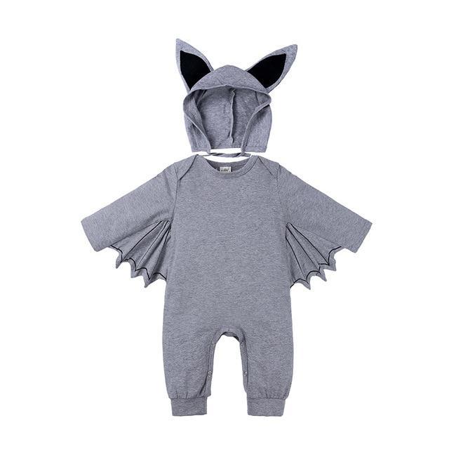 Winter Baby Romper With Charming Ears - Indigo-Temple