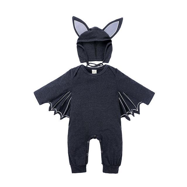 Winter Baby Romper With Charming Ears - Indigo-Temple