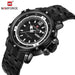 Stainless Steel Military Wrist watch (4 colors) - Indigo-Temple