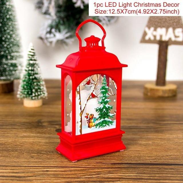 LED Christmas Decoration Lanterns (2 pcs set) - Indigo-Temple