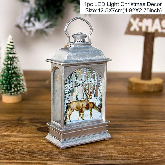 LED Christmas Decoration Lanterns (2 pcs set) - Indigo-Temple
