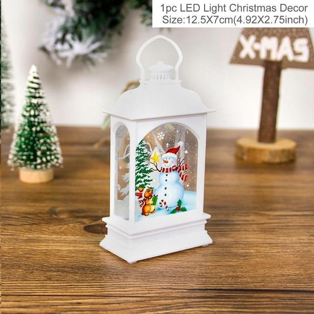 LED Christmas Decoration Lanterns (2 pcs set) - Indigo-Temple