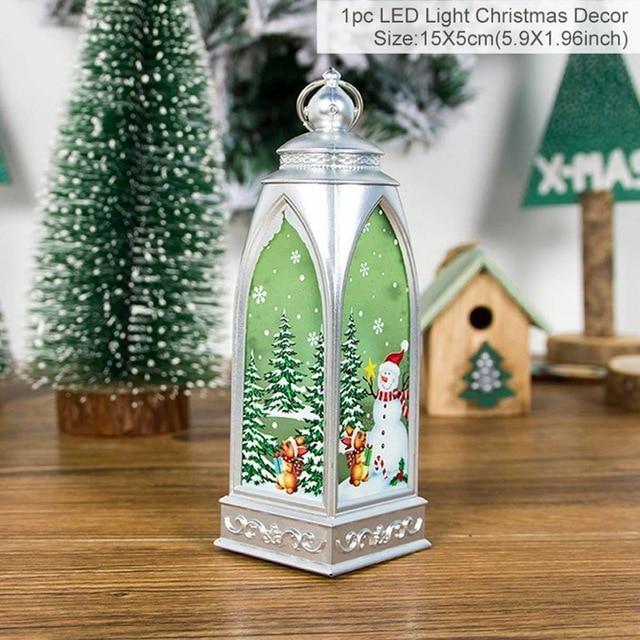 LED Christmas Decoration Lanterns (2 pcs set) - Indigo-Temple