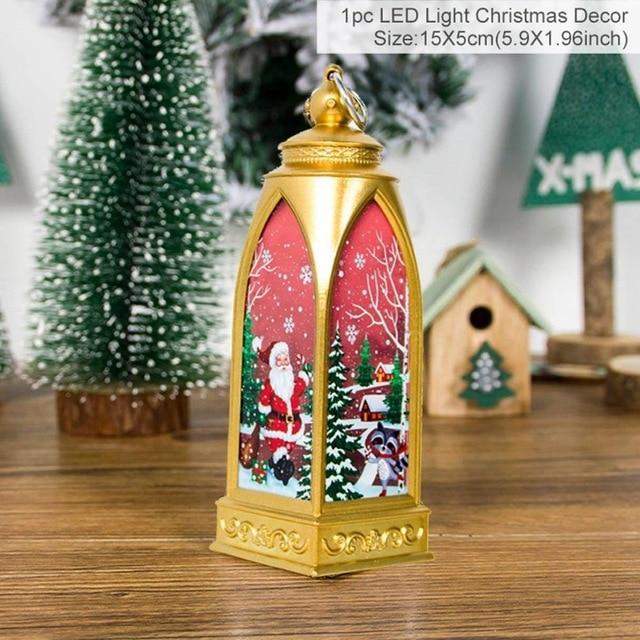 LED Christmas Decoration Lanterns (2 pcs set) - Indigo-Temple