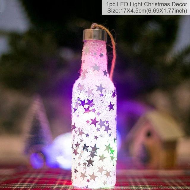 LED Christmas Decoration Lanterns (2 pcs set) - Indigo-Temple