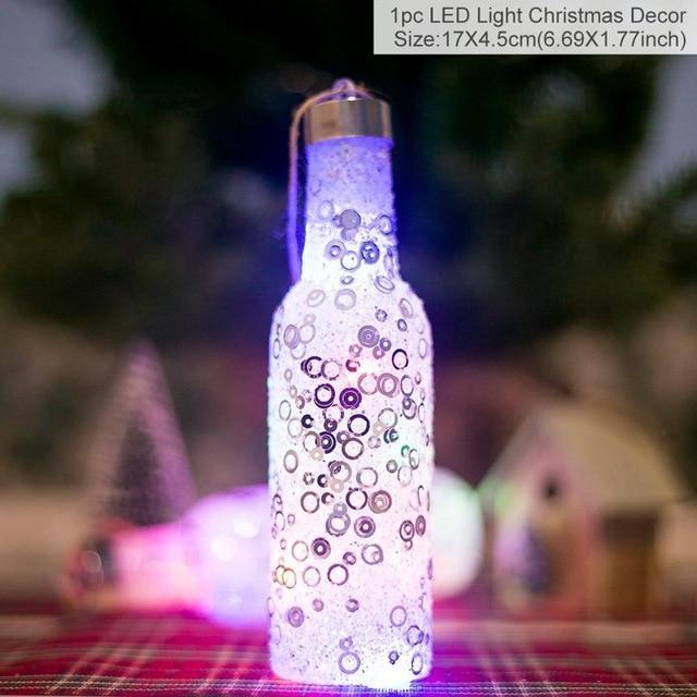 LED Christmas Decoration Lanterns (2 pcs set) - Indigo-Temple