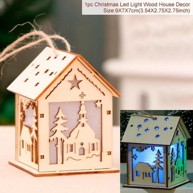 LED Christmas Decoration Lanterns (2 pcs set) - Indigo-Temple