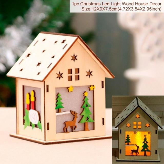 LED Christmas Decoration Lanterns (2 pcs set) - Indigo-Temple