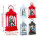 LED Christmas Decoration Lanterns (2 pcs set) - Indigo-Temple