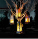 LED Christmas Decoration Lanterns (2 pcs set) - Indigo-Temple
