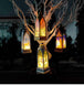 LED Christmas Decoration Lanterns (2 pcs set) - Indigo-Temple