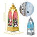 LED Christmas Decoration Lanterns (2 pcs set) - Indigo-Temple