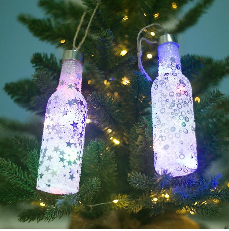 LED Christmas Decoration Lanterns (2 pcs set) - Indigo-Temple