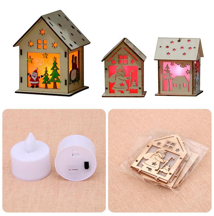 LED Christmas Decoration Lanterns (2 pcs set) - Indigo-Temple