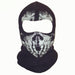 Balaclava Ghost Full Face Mask  (20 variants) - Indigo-Temple