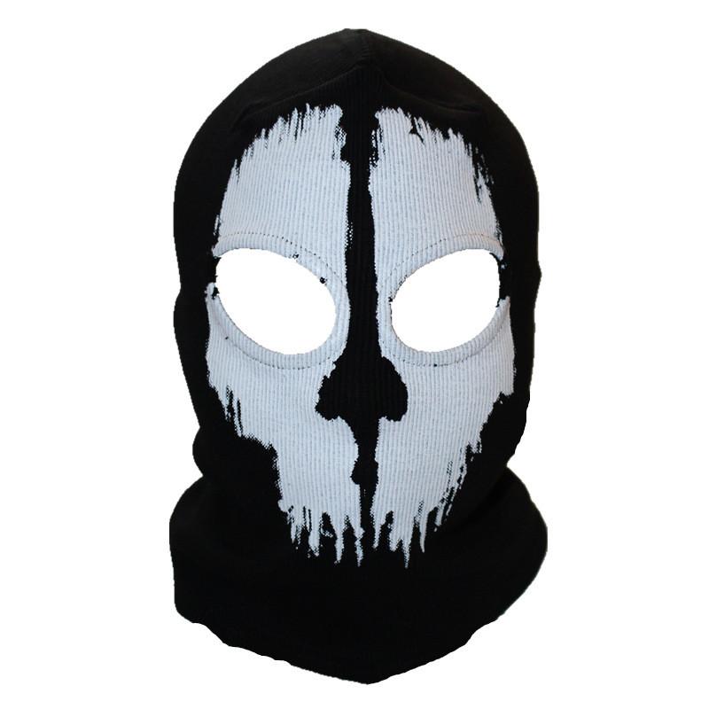 Balaclava Ghost Full Face Mask  (20 variants) - Indigo-Temple