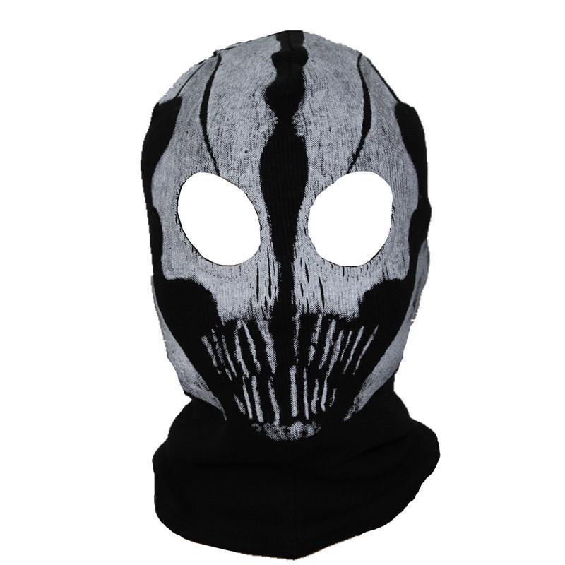 Balaclava Ghost Full Face Mask  (20 variants) - Indigo-Temple