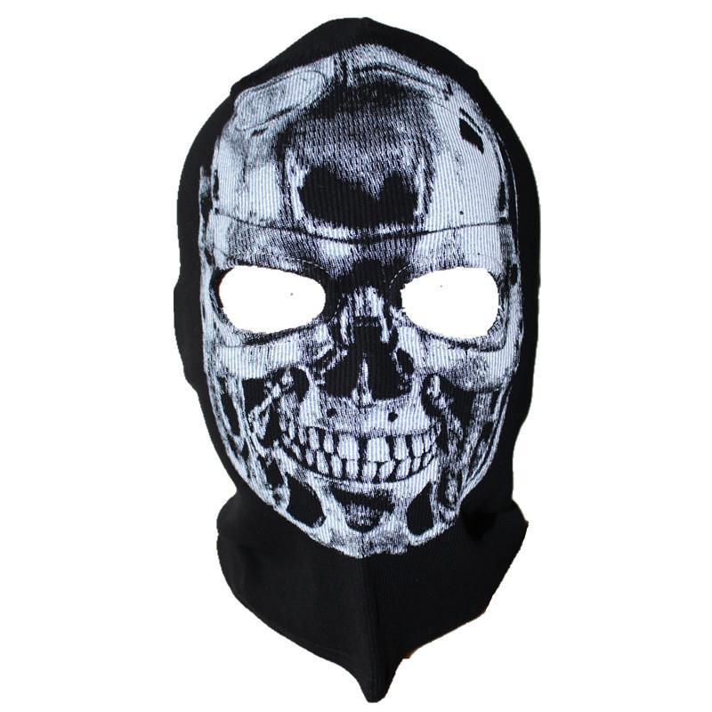 Balaclava Ghost Full Face Mask  (20 variants) - Indigo-Temple