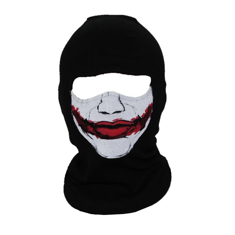 Balaclava Ghost Full Face Mask  (20 variants) - Indigo-Temple