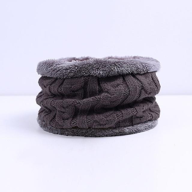 WindWarrior™ Wool Hat and Scarf Winter  Set - Indigo-Temple