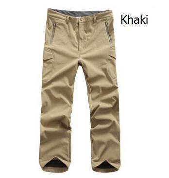Tactical Soft-shell Waterproof Warm Pants  (8 colors) - Indigo-Temple