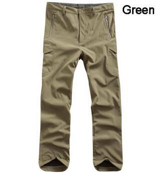 Tactical Soft-shell Waterproof Warm Pants  (8 colors) - Indigo-Temple