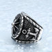 TORTUGA - Helm & Anchor Ring - Indigo-Temple