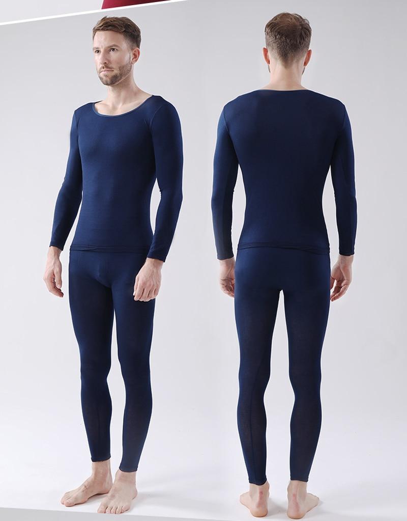SecondSkin™ Ultra Elastic Thermal Underwear - Indigo-Temple