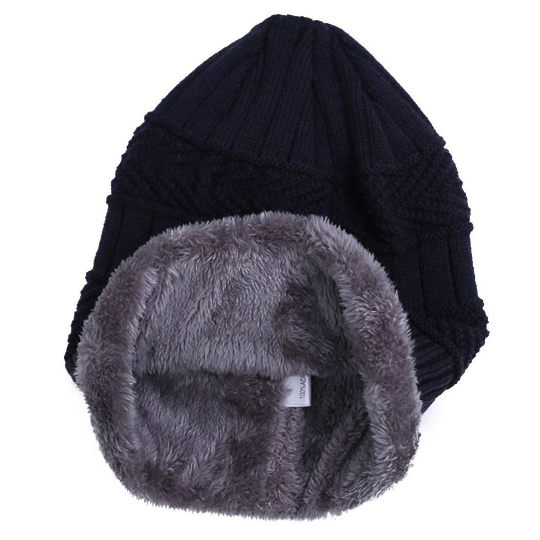 WindWarrior™ Wool Hat and Scarf Winter  Set - Indigo-Temple