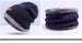 WindWarrior™ Wool Hat and Scarf Winter  Set - Indigo-Temple