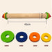 Adjustable Wooden Rolling Pin - Indigo-Temple