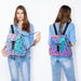 GEOMETRIC LUMINOUS BAG SET - Indigo-Temple