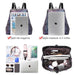 GEOMETRIC LUMINOUS BAG SET - Indigo-Temple