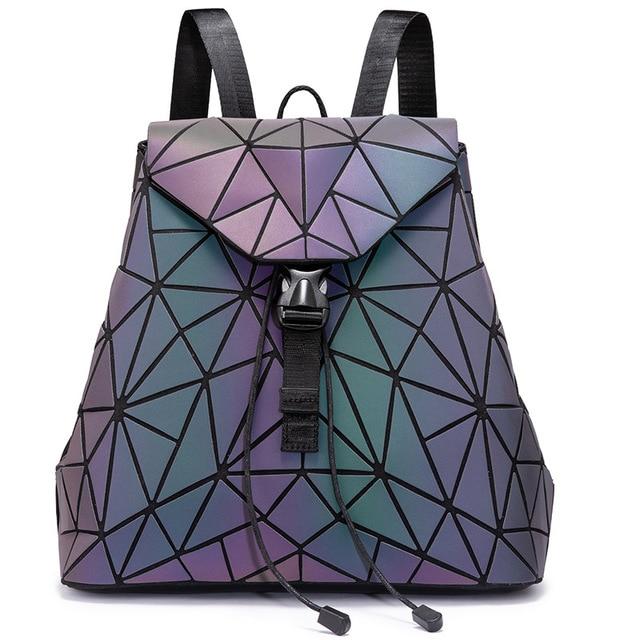 GEOMETRIC LUMINOUS BAG SET - Indigo-Temple