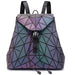 GEOMETRIC LUMINOUS BAG SET - Indigo-Temple