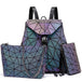 GEOMETRIC LUMINOUS BAG SET - Indigo-Temple