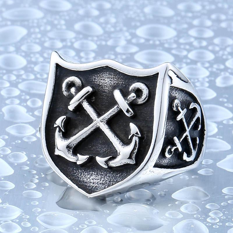 Nell - Anchor Ring For Man - Indigo-Temple