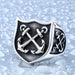 Nell - Anchor Ring For Man - Indigo-Temple