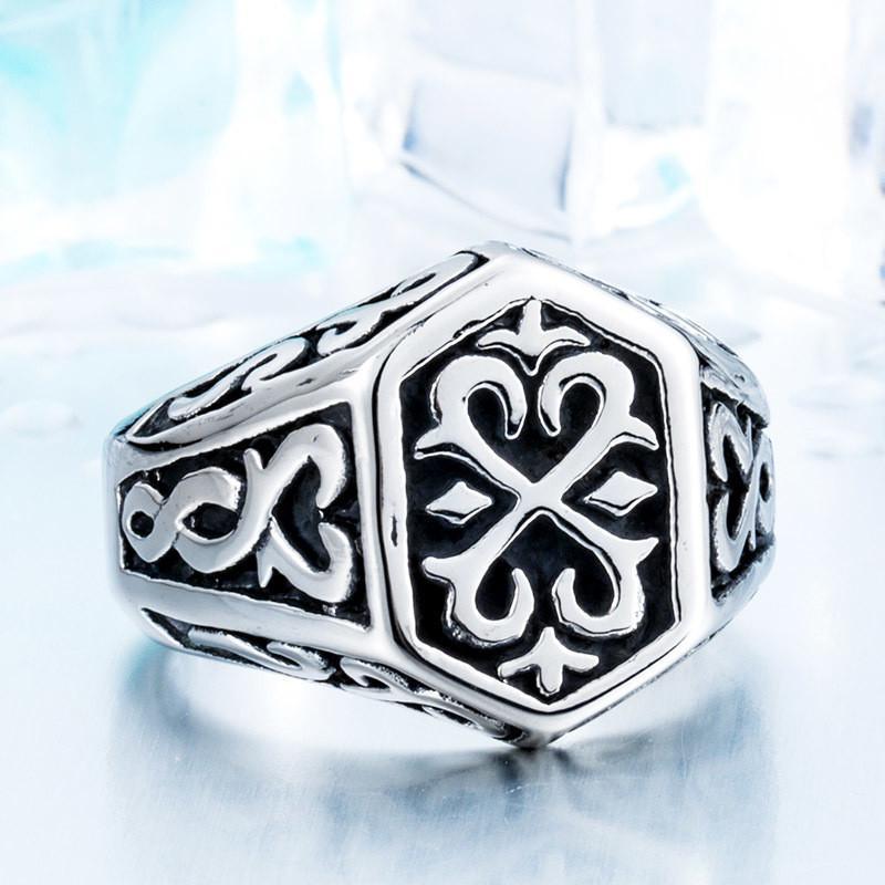 Templar-    Antiqued Ring - Indigo-Temple