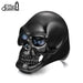 Stainless steel skull ring - Black\Gold - Indigo-Temple
