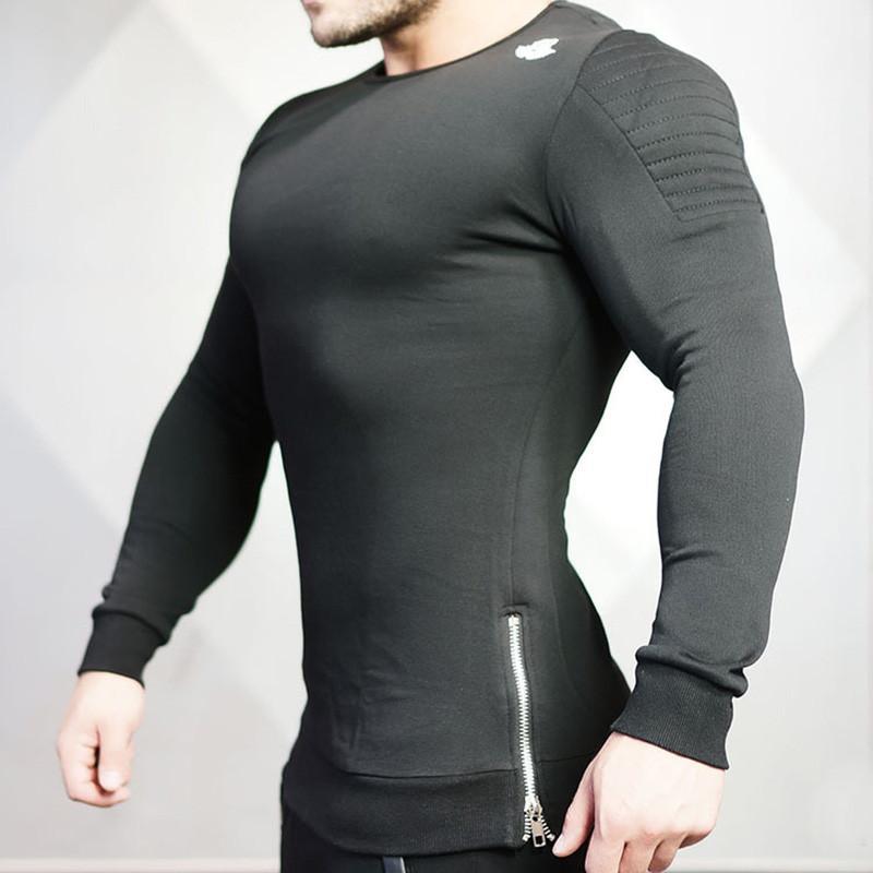 Tactical Elastic Double Zipper Pullover (3 colors) - Indigo-Temple