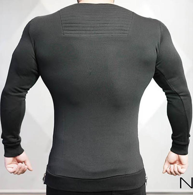 Tactical Elastic Double Zipper Pullover (3 colors) - Indigo-Temple